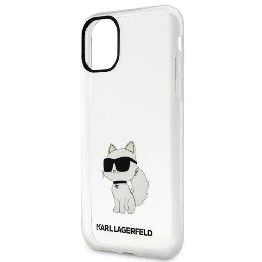 iPhone 11/XR Karl Lagerfeld KLHCN61HNCHTCT Ikonik Choupette tok átlátszó - 4