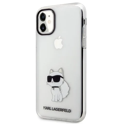 iPhone 11/XR Karl Lagerfeld KLHCN61HNCHTCT Ikonik Choupette tok átlátszó - 5
