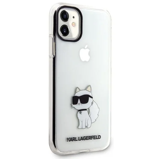 iPhone 11/XR Karl Lagerfeld KLHCN61HNCHTCT Ikonik Choupette tok átlátszó - 6
