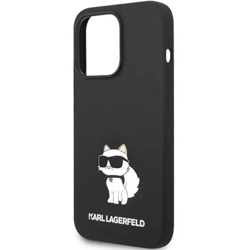 iPhone 14 Pro Max Karl Lagerfeld KLHMP14XSNCHBCK Silicone Choupette MagSafe tok fekete - 6