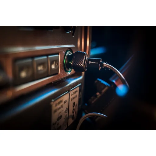  Tactical Field Plug Dual 12W + Tactical Fast Rope Aramid USB-A/Lightning MFi 0,3m szürke kábel - 4