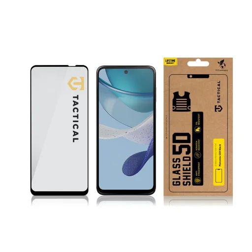 Motorola G73 Tactical Shield 5D kijelzővédő üvegfólia fekete - 3