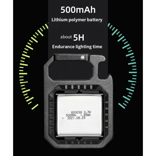 Mini LED kulcstartó zseblámpa W5130 Type C - 12