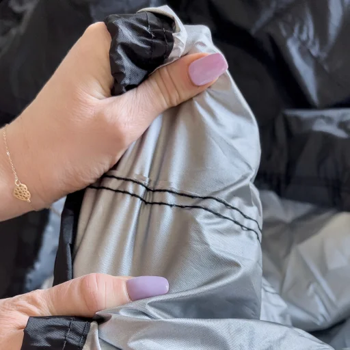 Vízálló grill, kerékpár, robogó ponyva XXL fekete - 12