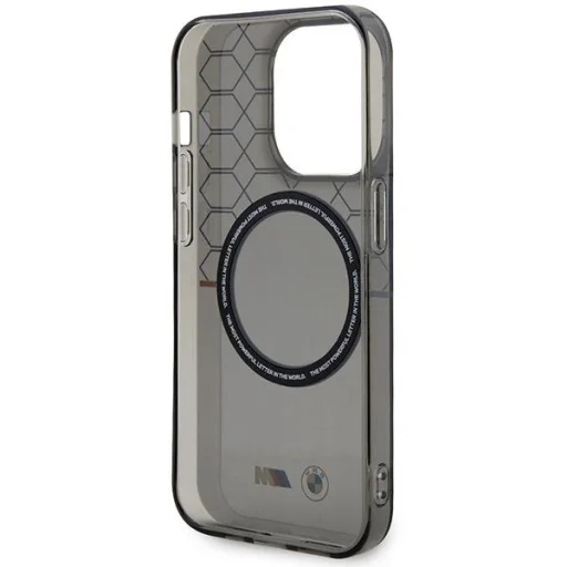  iPhone 14 Pro Max Szürke BMW BMHMP14XHGPK Pattern MagSafe tok - 7
