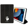 iPad 10.2'' Karl Lagerfeld KLFC10SAKHPCK Saffiano Monogram Choupette Folio Magnet Allover tok fekete thumbnail
