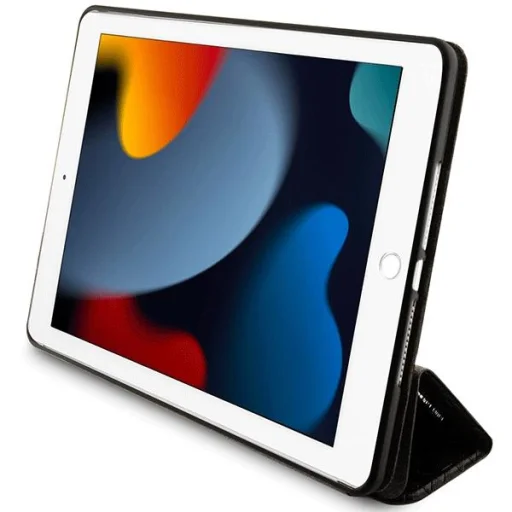 iPad 10.2'' Karl Lagerfeld KLFC10SAKHPCK Saffiano Monogram Choupette Folio Magnet Allover tok fekete - 4