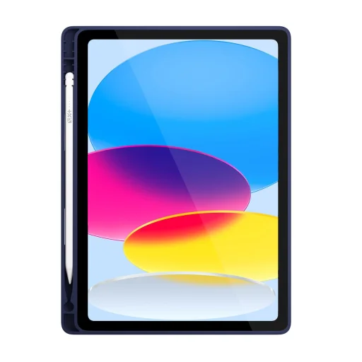 iPad 10.9 (10. generáció) Next One Rollcase tok Pencil tartóval királykék - 6