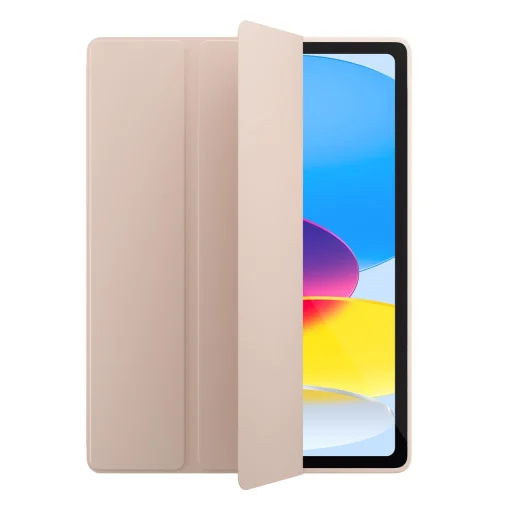 iPad 10.9 (10. generáció) Next One Rollcase tok Pencil tartóval balett rózsaszín - 3