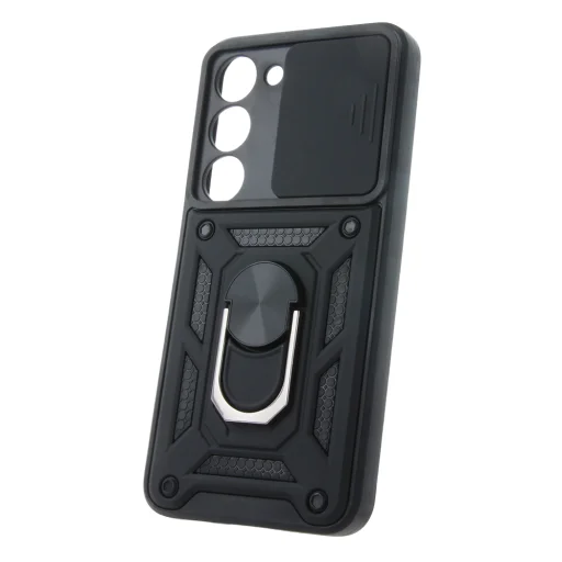 Samsung Galaxy S23 Plus Defender Slide tok kameravédővel fekete - 1