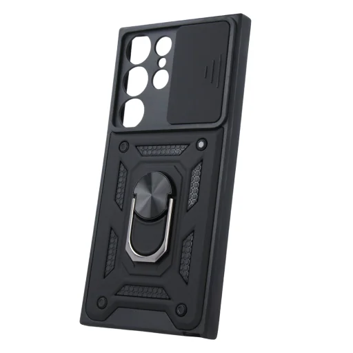 Samsung Galaxy S23 Ultra Defender Slide tok kameravédővel fekete - 1