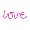 Forever Light Neon LED LOVE felirat rózsaszín 35,5 x 2 x 13 cm thumbnail
