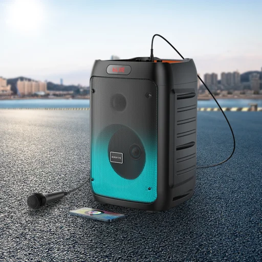 Borofone BP10 Fireworks Bluetooth hangszóró mikrofonnal fekete - 3