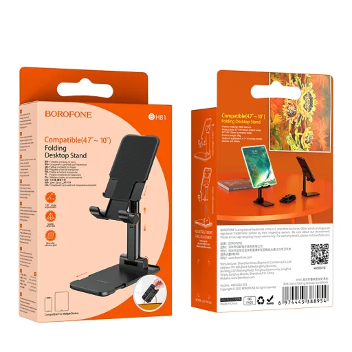 Borofone BH81 Astral asztali állvány fekete - 5