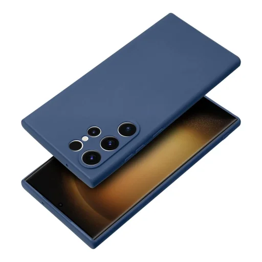 Samsung Galaxy S23 Ultra Forcell Soft silikónové puzdro tmavomodré - 3