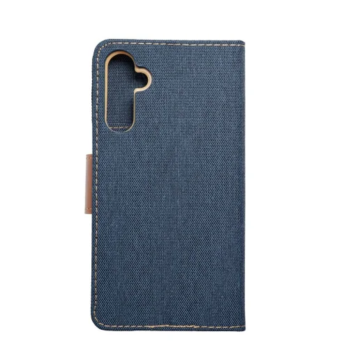 Samsung Galaxy A54 5G Canvas fliptok sötétkék - 4