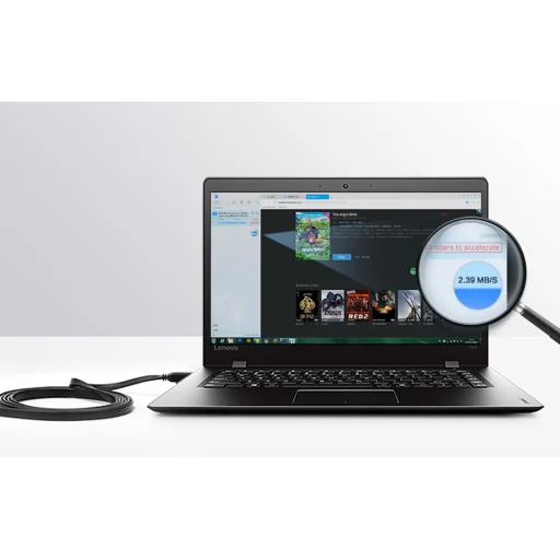 Ugreen NW107 Ethernet RJ45 hálózati kábel, Cat.7, STP, 3m (fekete) - 3