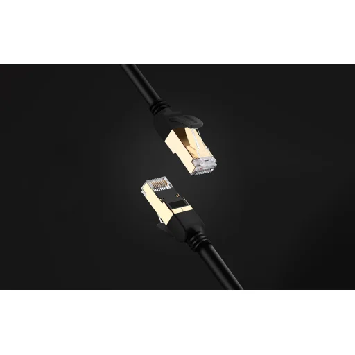 Ugreen NW107 Ethernet RJ45 hálózati kábel, Cat.7, STP, 15m (fekete) - 2