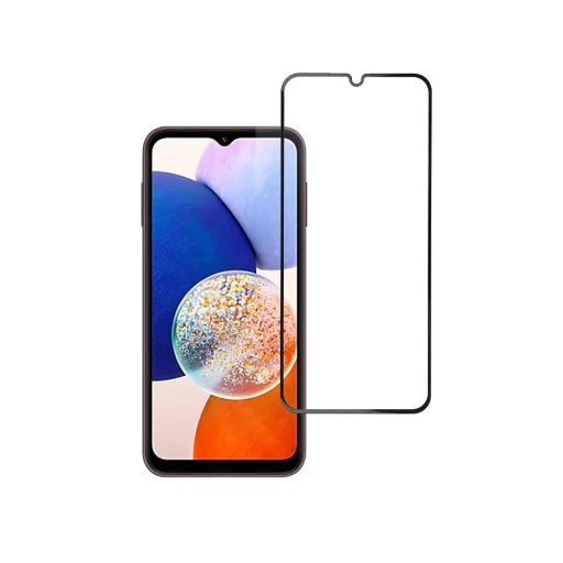 Samsung Galaxy A14 4G/5G Blue Star 5D kijelzővédő üvegfólia fekete - 5