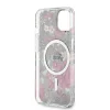 iPhone 14 Guess PC/TPU Flowers IML MagSafe kompatibilis tok (GUHMP14SHCFWSA) thumbnail