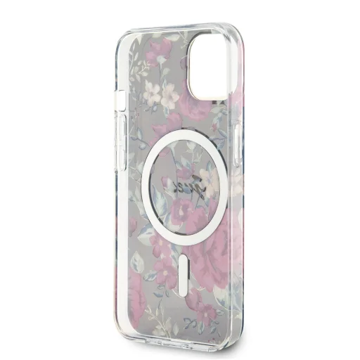 iPhone 14 Guess PC/TPU Flowers IML MagSafe kompatibilis tok (GUHMP14SHCFWSA) - 4