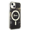 iPhone 14 Guess Marble IML MagSafe kompatibilis tok fekete (GUHMP14SHTMRSK) - 2