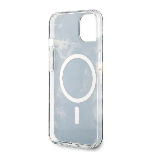 iPhone 14 Guess Marble IML MagSafe kompatibilis tok fekete (GUHMP14SHTMRSK) - 5