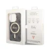 iPhone 14 Pro Max Guess 4G IML MagSafe kompatibilis tok fekete (GUHMP14XH4STK) - 2