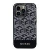 iPhone 14 Pro Max Guess PU G Cube MagSafe kompatibilis tok fekete - 4