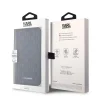 iPhone 14 Pro Karl Lagerfeld KLBKP14LSAKLHPK PU Saffiano Monogram fliptok fekete thumbnail