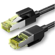 Ugreen NW150 fonott hálózati kábel, Ethernet RJ45, Cat.7, F / FTP, 1.5m (fekete)