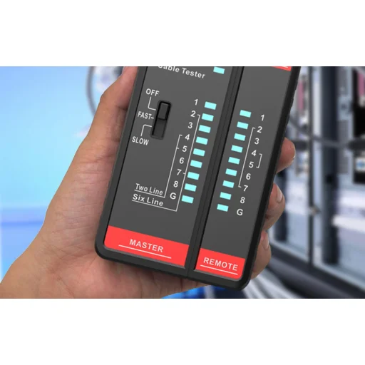 Habotest HT812A Hálózati kábel tesztelő RJ45/RJ14/RJ12/RJ9 - 3