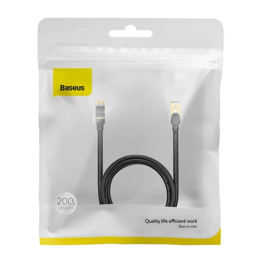 Baseus Ethernet RJ45 hálózati kábel, 10Gbps, 1.5m (fekete) - 2