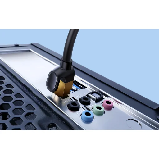 Baseus Ethernet RJ45 hálózati kábel, 10Gbps, 1.5m (fekete) - 7