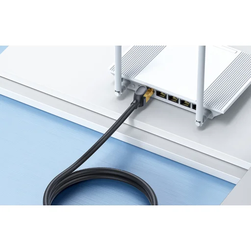 Baseus Ethernet RJ45 hálózati kábel, 10Gbps, 1.5m (fekete) - 8