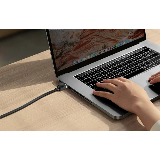 Baseus Ethernet RJ45 hálózati kábel, 1Gbps, 1.5m (fekete) - 7