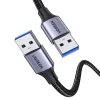 Ugreen (USB-A USB-A) USB3.0 kábel 2A, 0.5m (fekete) thumbnail