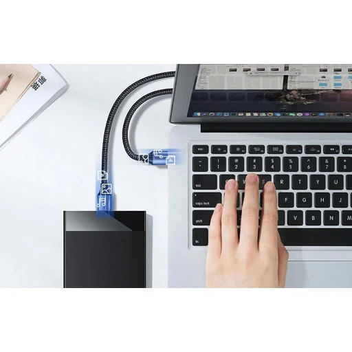 Ugreen (USB-A USB-A) USB3.0 kábel 2A, 0.5m (fekete) - 3