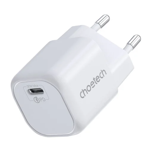 Choetech PD5007 USB-C PD hálózati töltő adapter 30W (fehér) - 1
