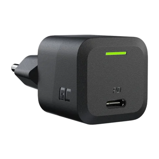 Green Cell PowerGan hálózati töltő adapter USB-C 33W, GaN, GC (fekete) - 1