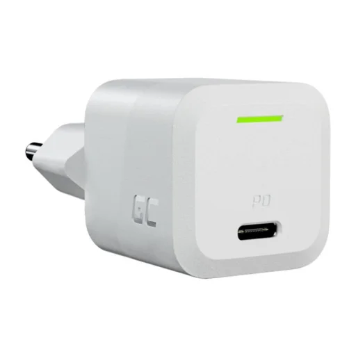 Green Cell PowerGan hálózati töltő adapter USB-C 33W, GaN, GC (fehér) - 1