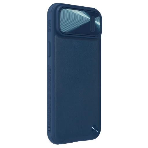 iPhone 14 Plus Nillkin Camshield Leather S bőr tok kék - 15