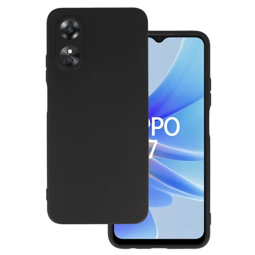 Oppo A17 Matt TPU tok fekete - 1