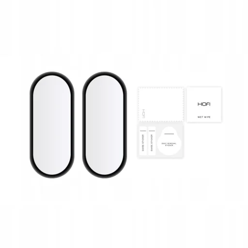Xiaomi Mi Smart Band 7/7 NFC Hofi Pro+ Hybrid temperált üvegfólia 2 db fekete - 3