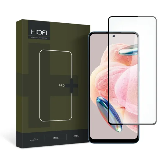 Xiaomi Redmi Note 12 4G/LTE Hofi Glass Pro+ Hybrid temperált üvegfólia fekete - 1
