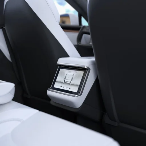 Tesla Model X 2022 / Model S 2021 Spigen Glas.TR EZ Fit kijelzővédő üvegfólia - 4