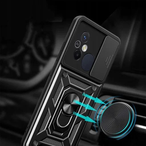 Xiaomi Redmi 12C Tech-Protect Camshield Pro tok fekete - 4