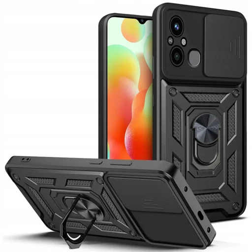 Xiaomi Redmi 12C Tech-Protect Camshield Pro tok fekete - 1