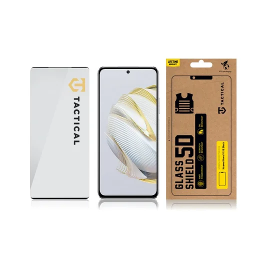 Huawei Nova 10 SE Tactical Shield 5D kijelzővédő üvegfólia fekete - 3