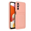 Samsung Galaxy A14 4G/A14 5G Card Case Szilikon tok hátlapi kártyatartóval rózsaszín thumbnail